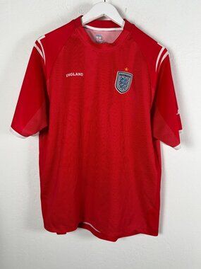 Umbro England National Football Team Red Kit St George Cross Rooney Beckham 7